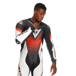 LAGUNA SECA 6 - TUTA MOTO INTERA IN PELLE PERFORATA UOMO