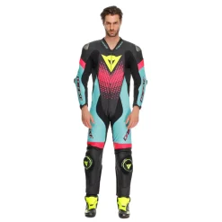 LAGUNA SECA 6 - TUTA MOTO INTERA IN PELLE PERFORATA UOMO