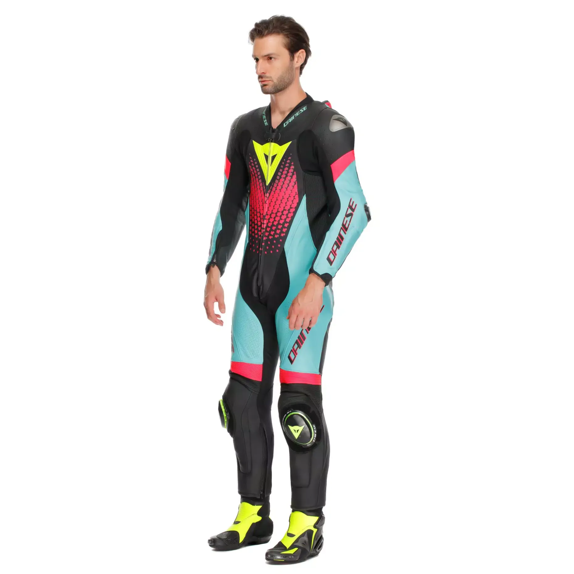 LAGUNA SECA 6 - TUTA MOTO INTERA IN PELLE PERFORATA UOMO