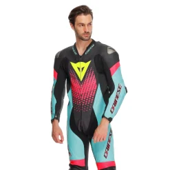 LAGUNA SECA 6 - TUTA MOTO INTERA IN PELLE PERFORATA UOMO