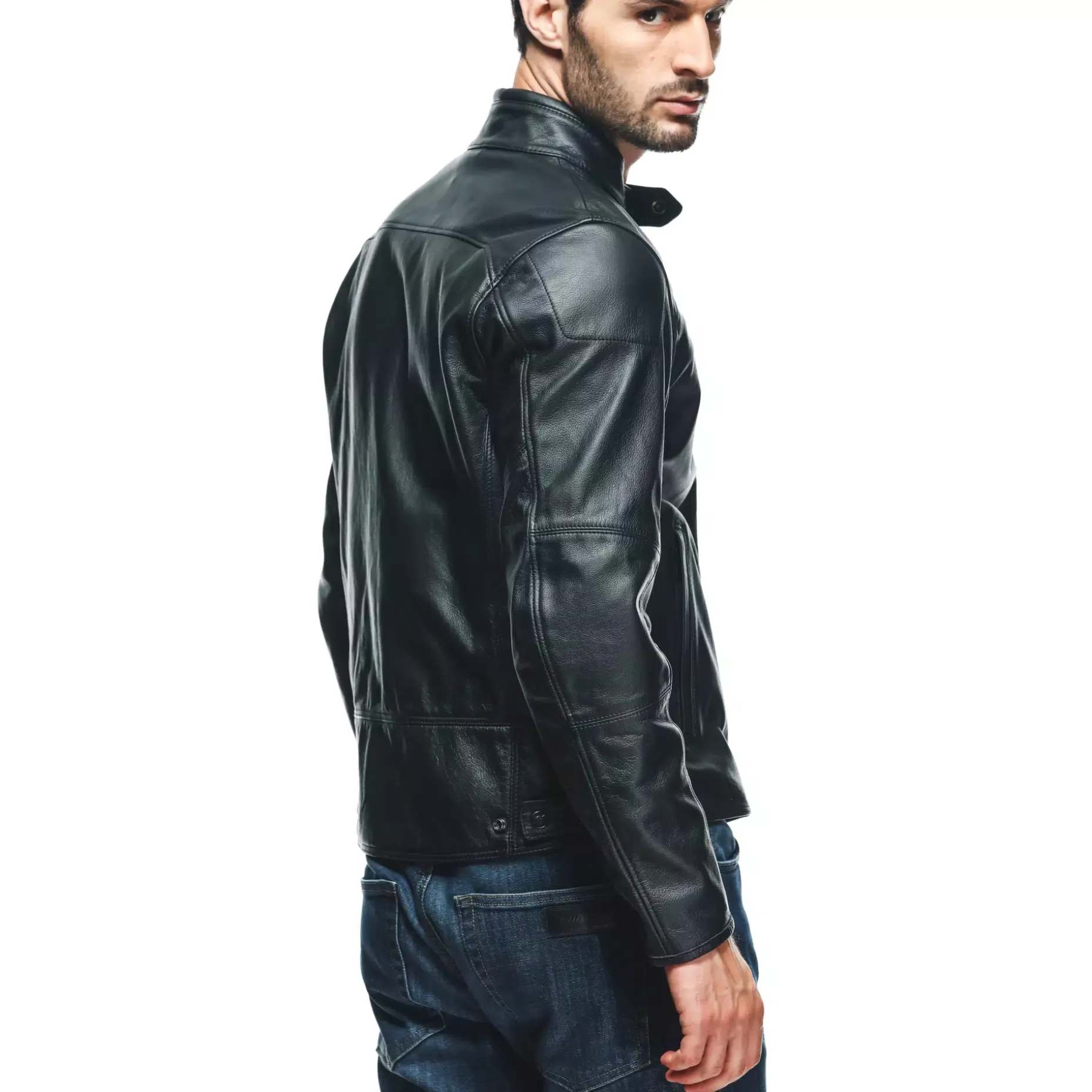 MIKE 3 - GIACCA MOTO IN PELLE UOMO