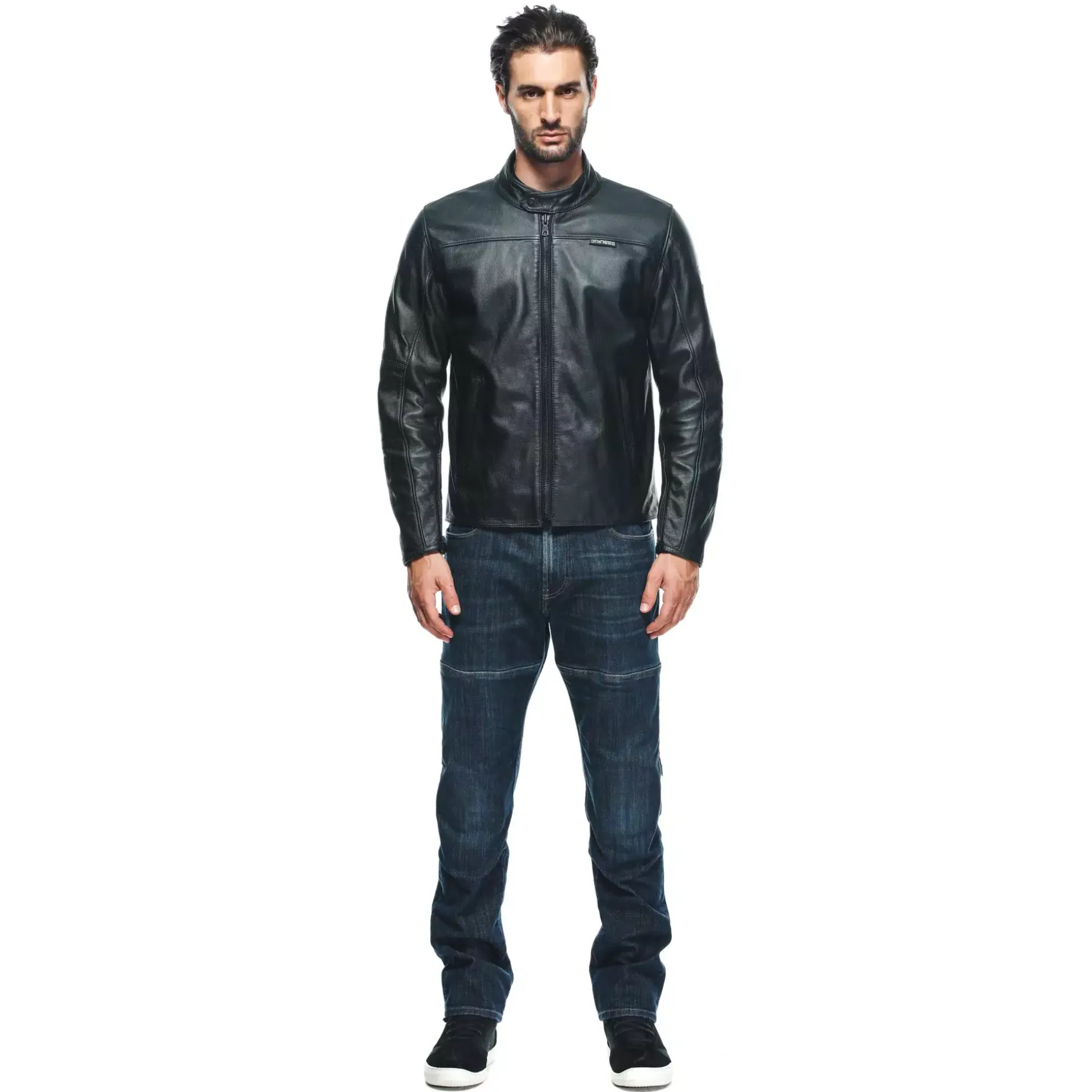MIKE 3 - GIACCA MOTO IN PELLE UOMO