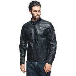 MIKE 3 - GIACCA MOTO IN PELLE UOMO