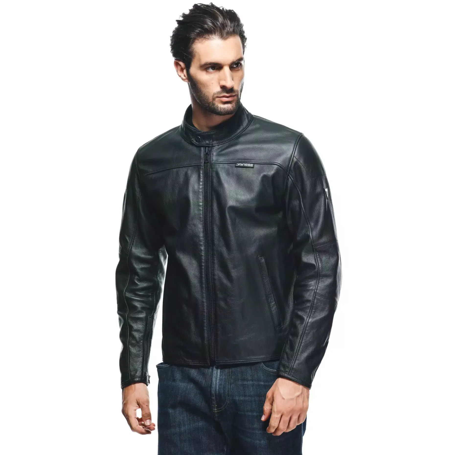 MIKE 3 - GIACCA MOTO IN PELLE UOMO