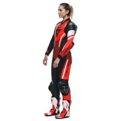 MISANO 3 D-AIR® - TUTA MOTO INTERA IN PELLE PERFORATA DONNA