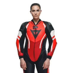 MISANO 3 D-AIR® - TUTA MOTO INTERA IN PELLE PERFORATA DONNA