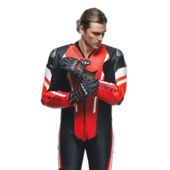 MISANO 3 D-AIR® - TUTA MOTO INTERA IN PELLE PERFORATA UOMO