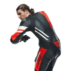 MISANO 3 D-AIR® - TUTA MOTO INTERA IN PELLE PERFORATA UOMO