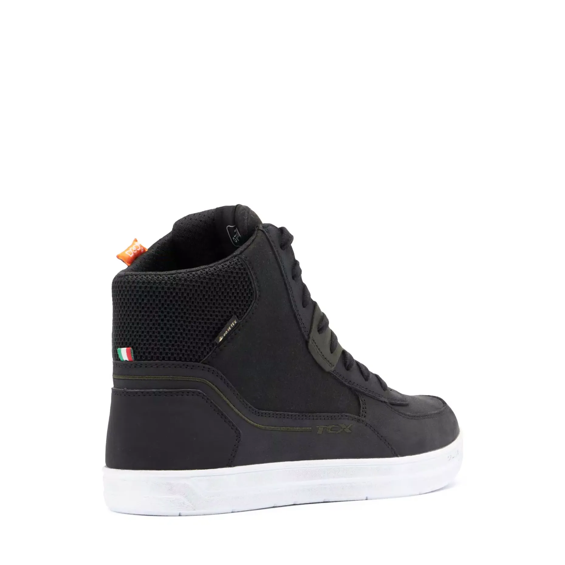 MOOD 2 GORE-TEX® SNEAKER MOTO IMPERMEABILI UOMO - NERO/BIANCO/VERDE