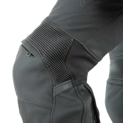 PONY 3 - PANTALONI MOTO IN PELLE PERFORATA UOMO