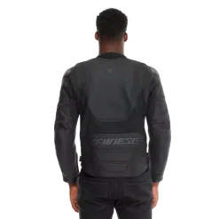RACING 5 - GIACCA MOTO IN PELLE PERFORATA UOMO