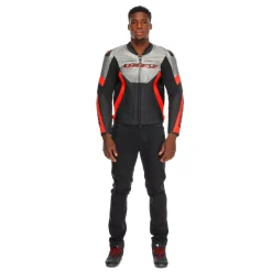 RACING 5 - GIACCA MOTO IN PELLE UOMO