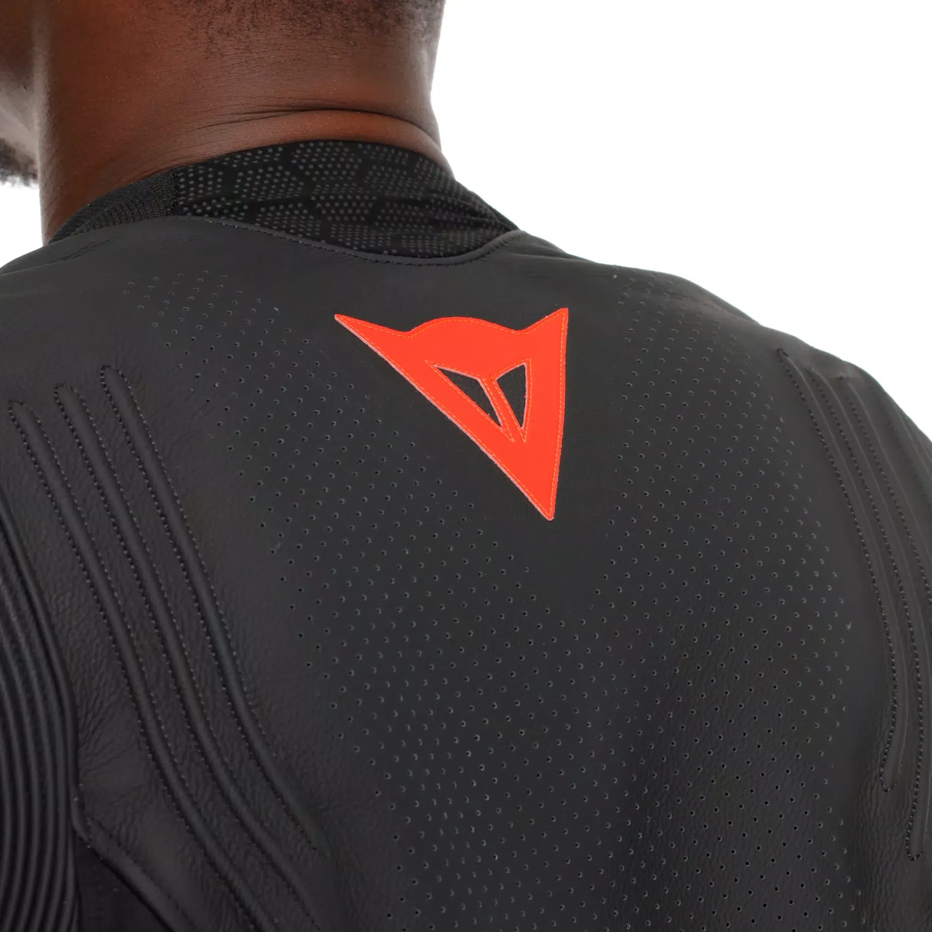 RACING 5 - GIACCA MOTO IN PELLE PERFORATA UOMO