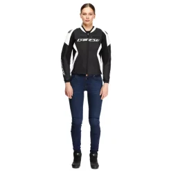 RACING 5 - GIACCA MOTO IN PELLE DONNA