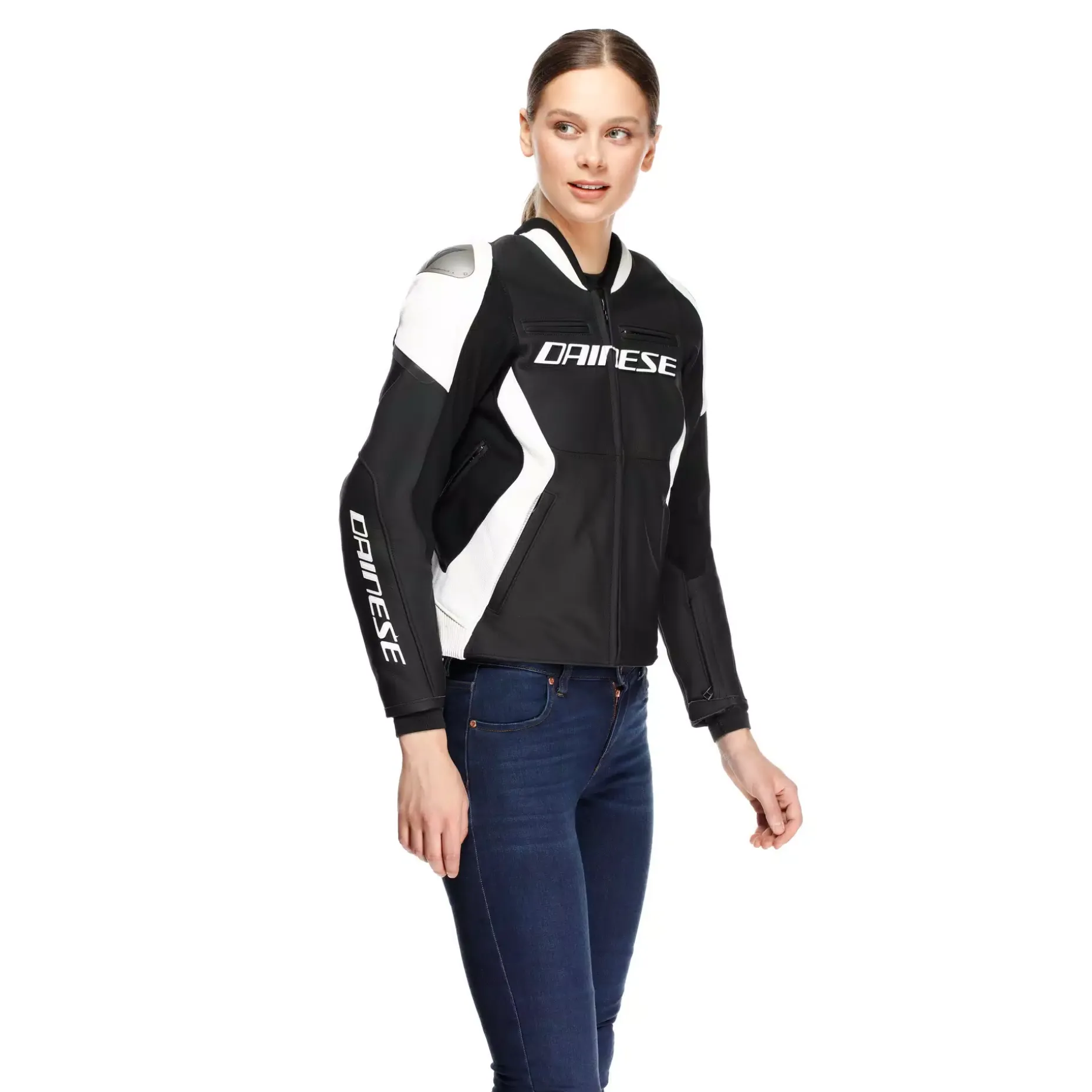 RACING 5 - GIACCA MOTO IN PELLE DONNA