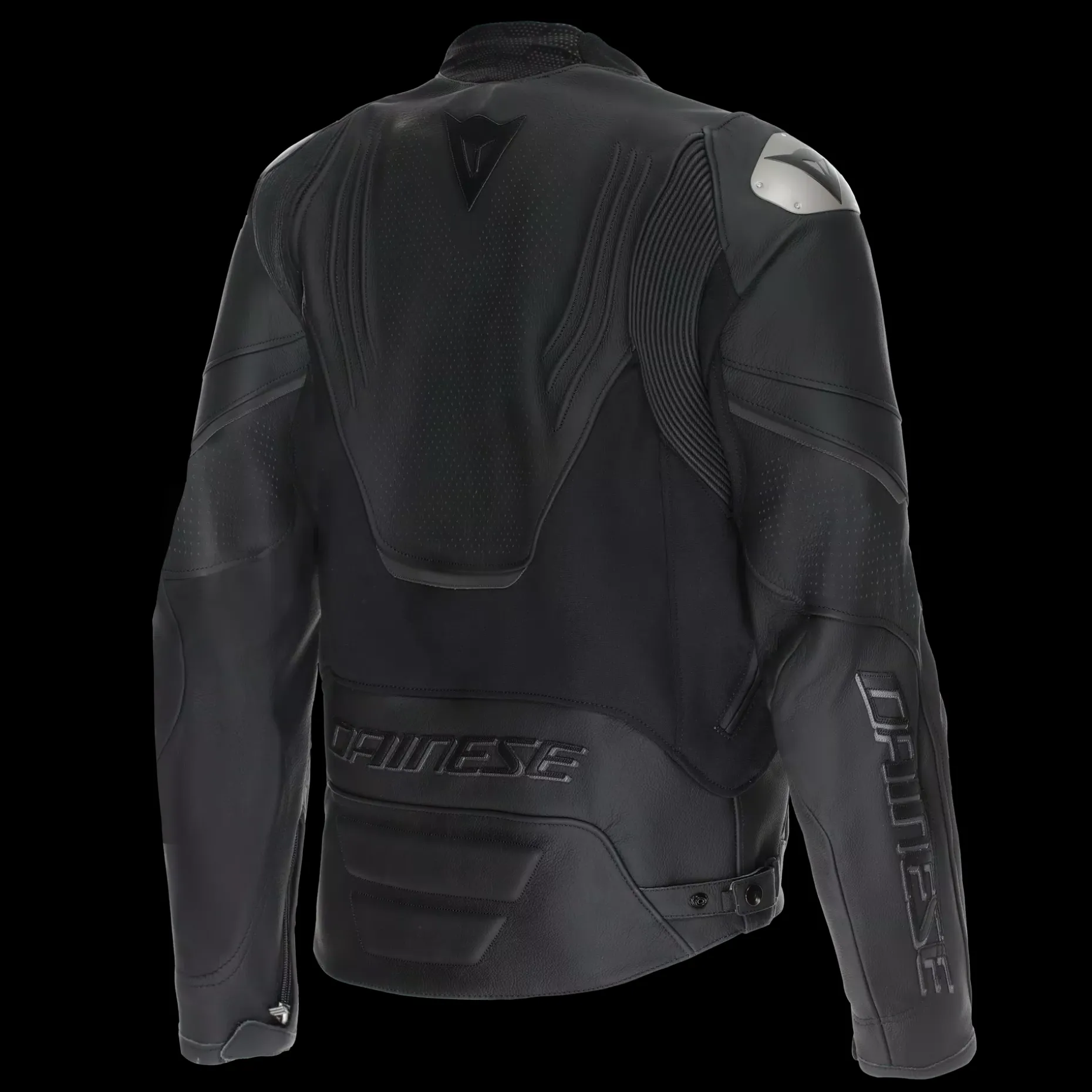 RACING 5 - GIACCA MOTO IN PELLE PERFORATA UOMO - TAGLIA SHORT/TALL (S/T)
