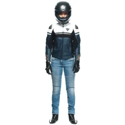 RAPIDA - GIACCA MOTO IN PELLE DONNA