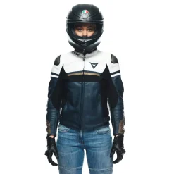 RAPIDA - GIACCA MOTO IN PELLE DONNA