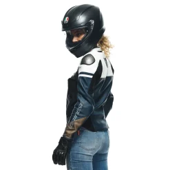 RAPIDA - GIACCA MOTO IN PELLE DONNA