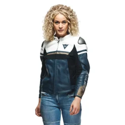 RAPIDA - GIACCA MOTO IN PELLE DONNA