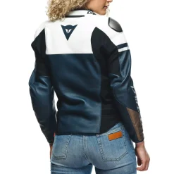 RAPIDA - GIACCA MOTO IN PELLE DONNA