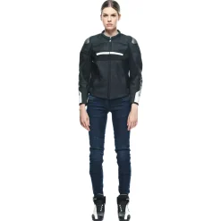 RAPIDA - GIACCA MOTO IN PELLE DONNA