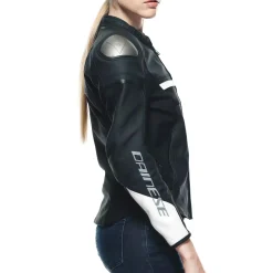 RAPIDA - GIACCA MOTO IN PELLE DONNA