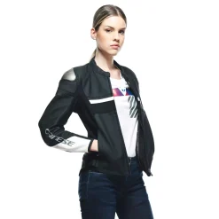 RAPIDA - GIACCA MOTO IN PELLE DONNA