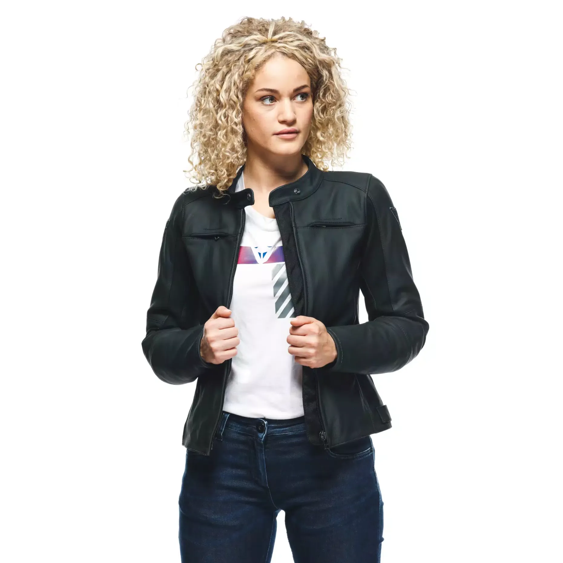 RAZON 2 - GIACCA MOTO IN PELLE DONNA