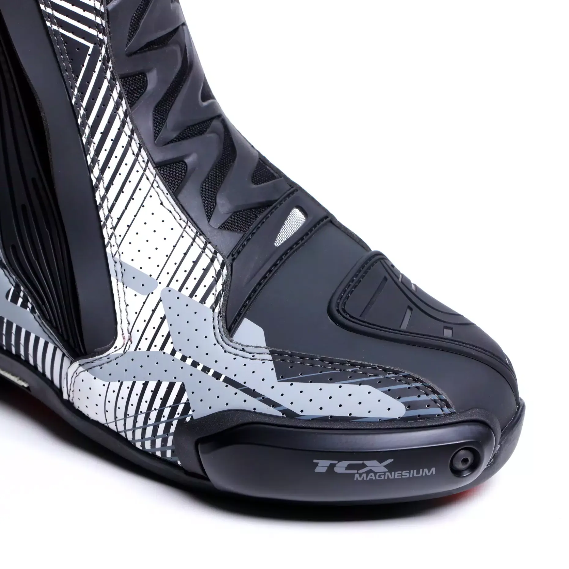RT-RACE PRO AIR STIVALI MOTO RACING UOMO - NERO/BIANCO/GRIGIO