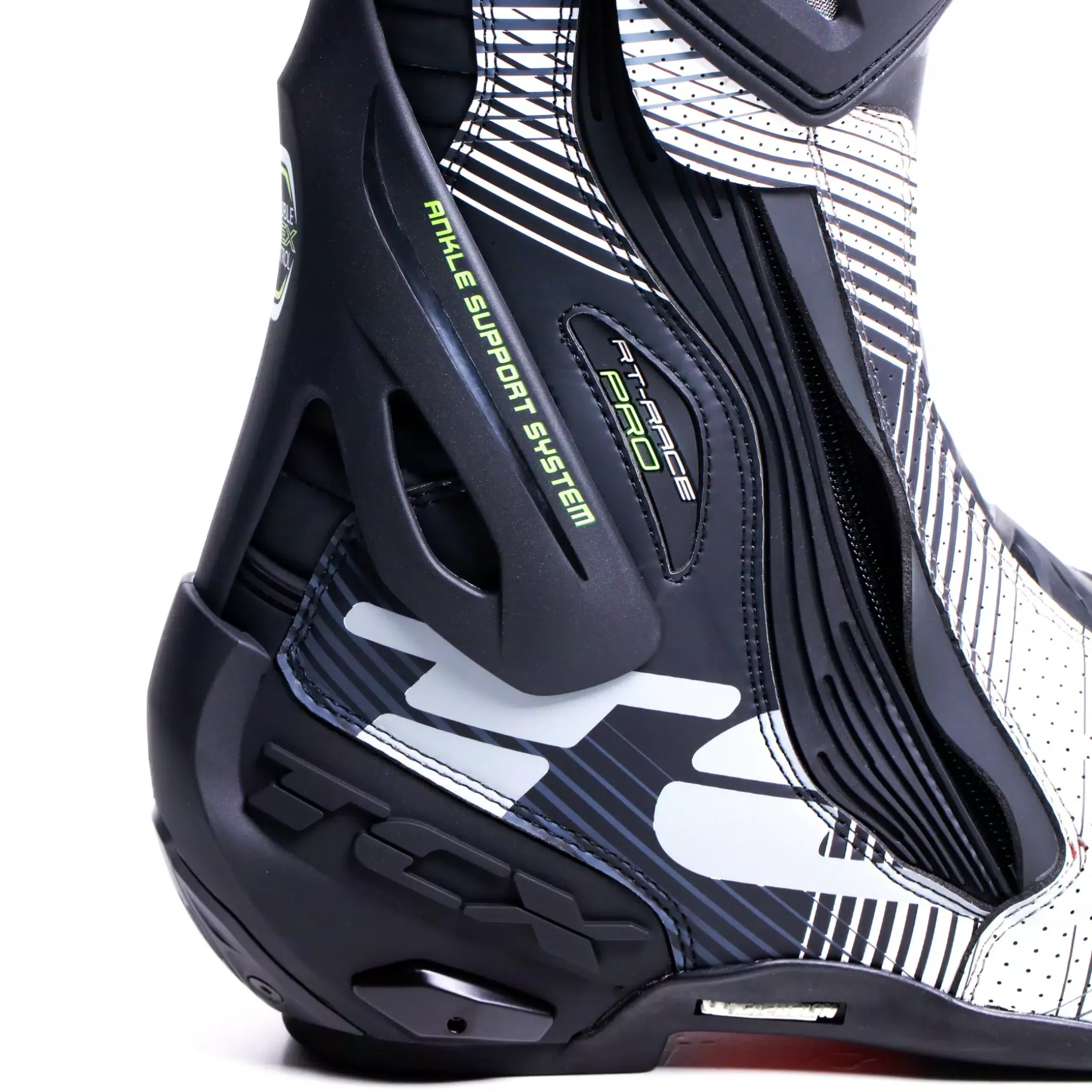 RT-RACE PRO AIR STIVALI MOTO RACING UOMO - NERO/BIANCO/GRIGIO