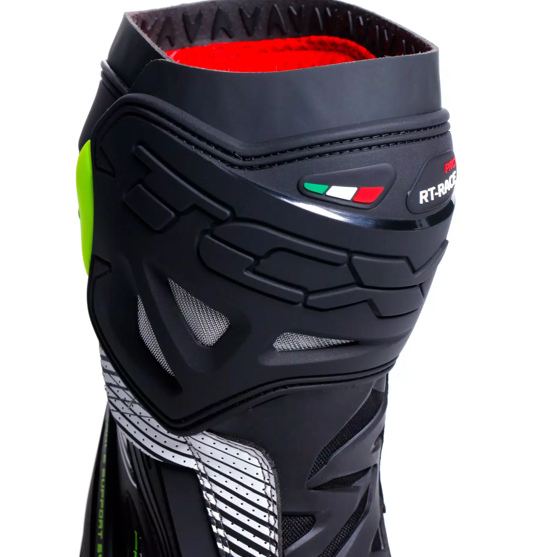 RT-RACE PRO AIR STIVALI MOTO RACING UOMO - NERO/BIANCO/GRIGIO