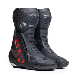 RT-RACE STIVALI MOTO UOMO - NERO/ROSSO