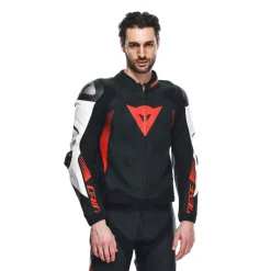 SUPER SPEED 4 - GIACCA DA MOTO IN PELLE TRAFORATA UOMO