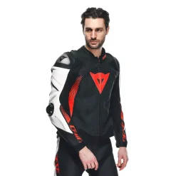 SUPER SPEED 4 - GIACCA DA MOTO IN PELLE TRAFORATA UOMO