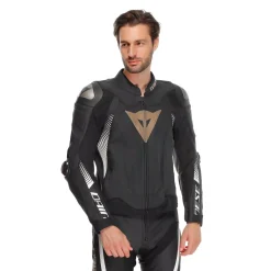 SUPER SPEED 4 - GIACCA DA MOTO IN PELLE TRAFORATA UOMO