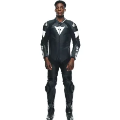 TOSA - TUTA MOTO INTERA IN PELLE PERFORATA UOMO