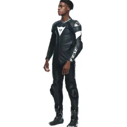 TOSA - TUTA MOTO INTERA IN PELLE PERFORATA UOMO