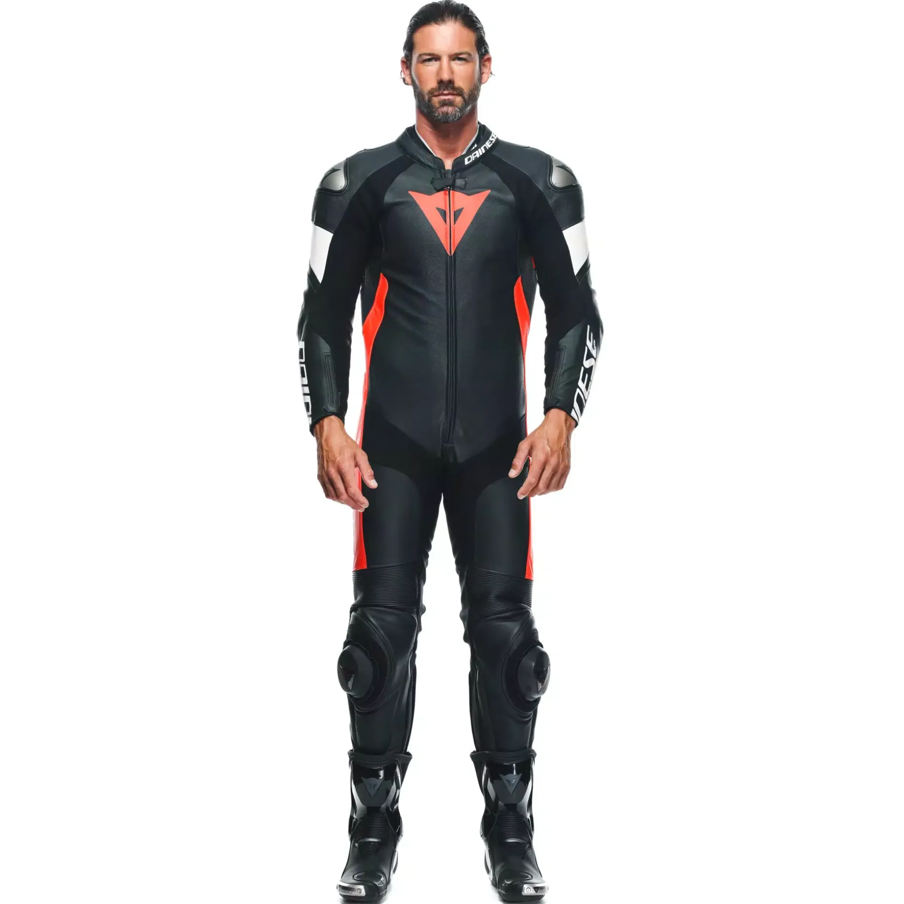 TOSA - TUTA MOTO INTERA IN PELLE PERFORATA UOMO