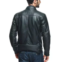 ZAURAX - GIACCA MOTO IN PELLE UOMO